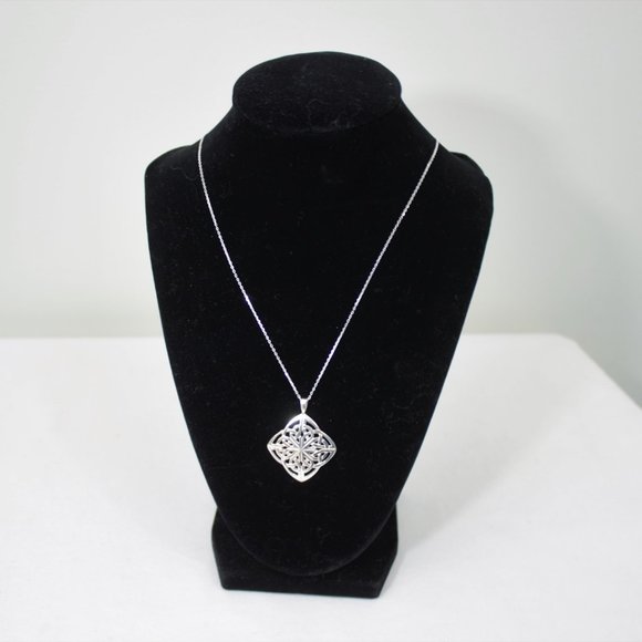 NEW Irish Celtic Sterling Silver Necklace Large - Picture 5 of 8